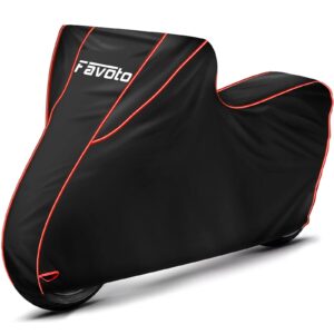 Funda Moto Impermeable 300D Oxford Cubierta Moto Exterior con PU-