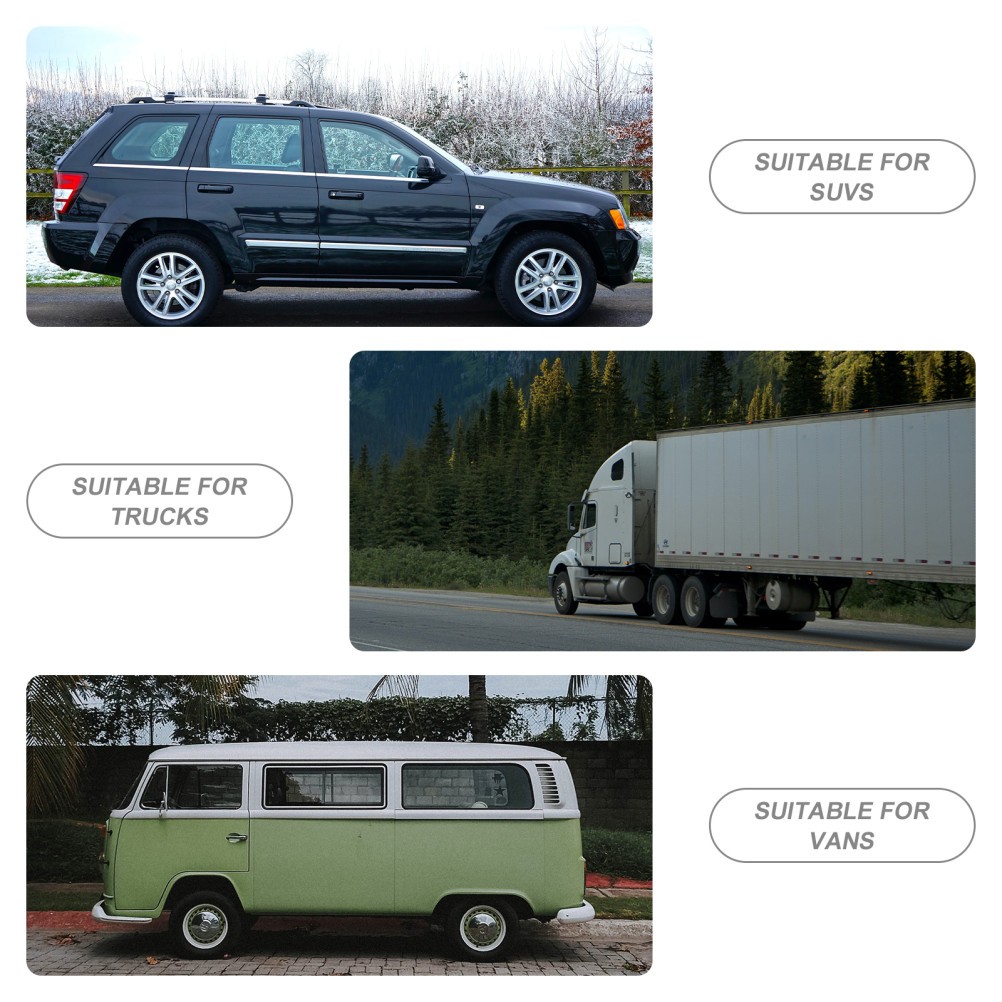 4 piezas parasoles laterales automotrices para ventanas cortinas de privacidad de automóviles ventanas- - Image 5