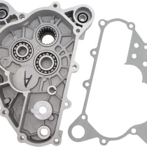 GOOFIT Cubierta de cárter de moto con junta a juego repuesto para GY6 Scoo-