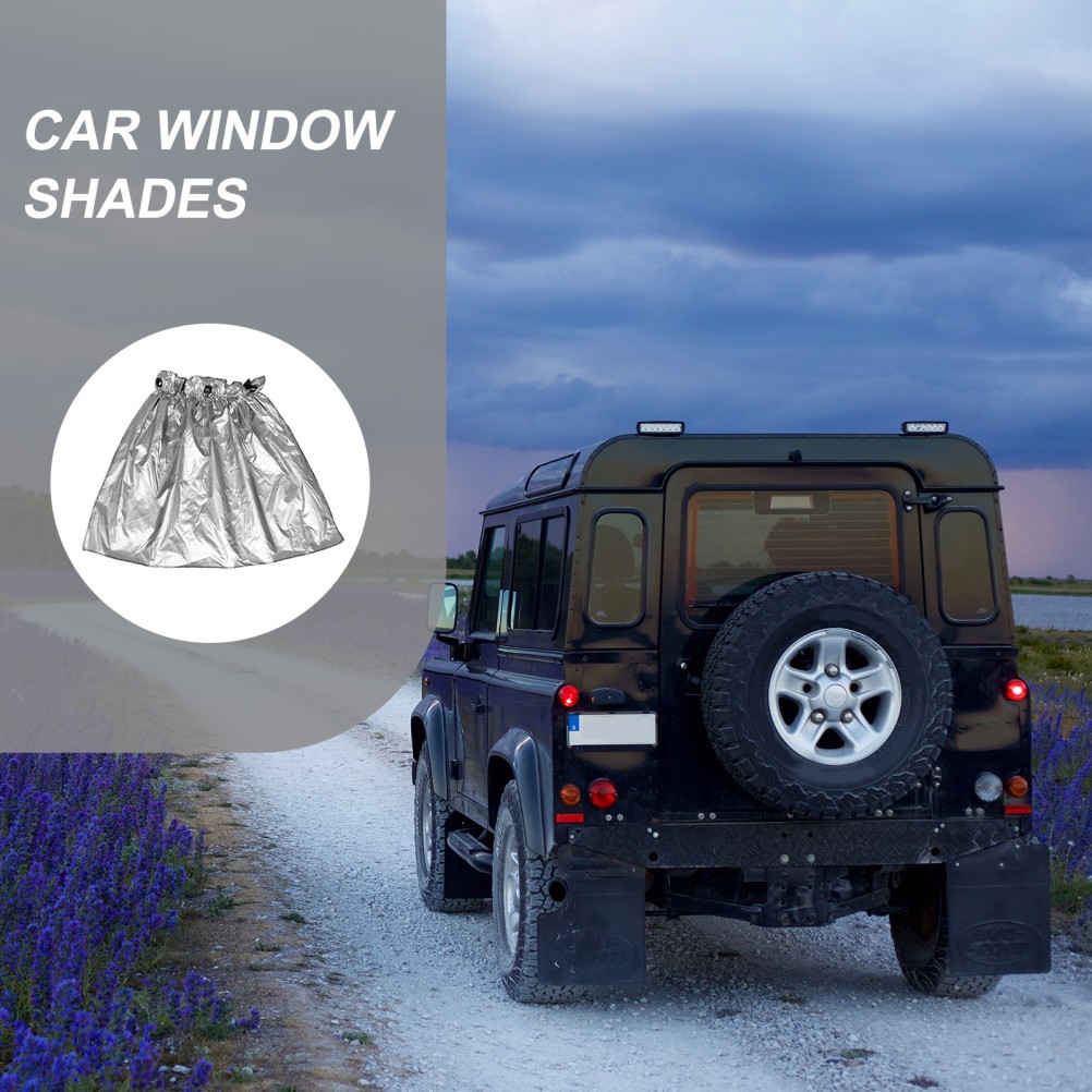 4 Pcs Side Window Sun Shade Automotive Sunshades for Car Windows - Image 2