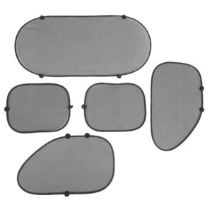 5 PIEZAS Parasol Coche Parabrisas Ventana Malla Pantalla Parasol Trasero Automotriz-
