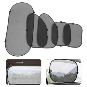 5 PIEZAS Malla Ventana Coche para Parabrisas Trasero Cubierta Parasol-