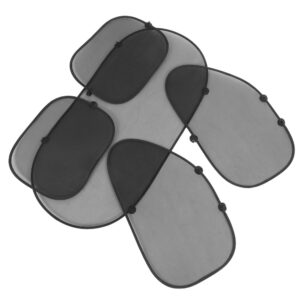 Cubiertas de pantalla de malla para ventana de automóvil de 5 piezas para parasol automático parasoles automotrices-