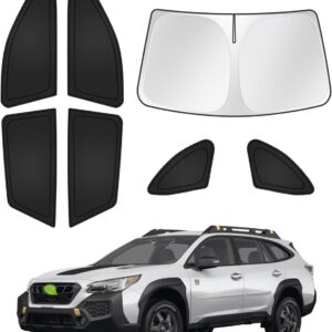 Parasoles para Subaru 2020-2025 7 piezas Outback 2020-presente, negro -