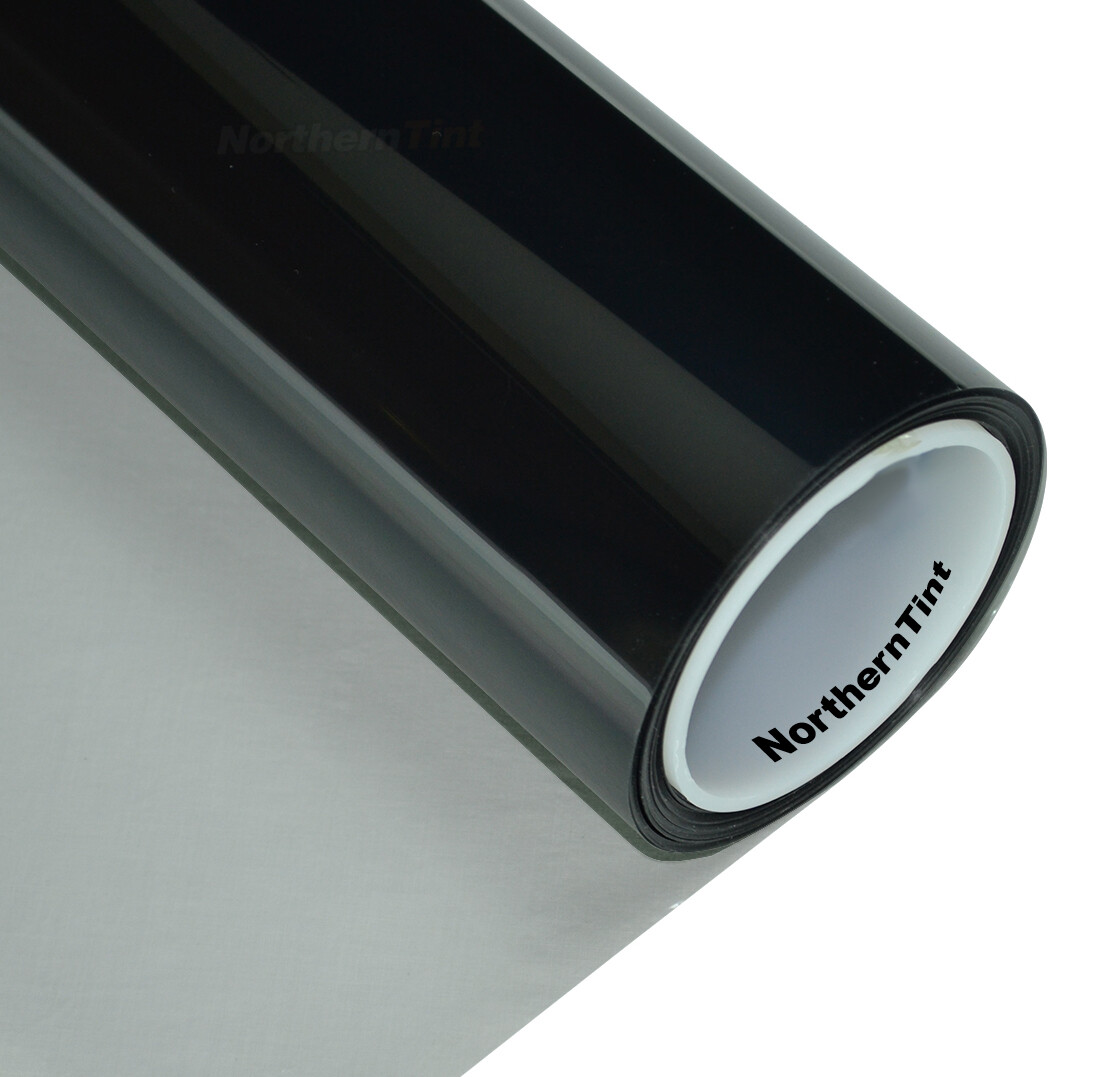 Rollo de tinte de ventana de nanocarbono de 10 pulgadas x 10 pies 70 VLT - Película automotriz premium de 2 capas-