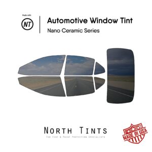 Película de tinte de ventana precortada nano cerámica vidrio automotriz para Toyota Camry 2018-2024-