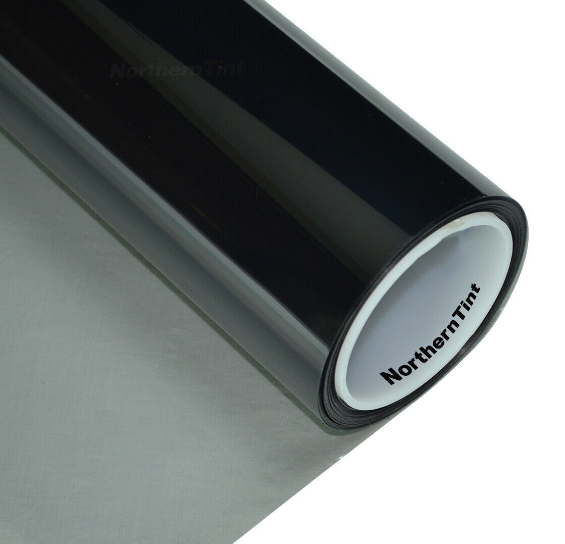 Rollo de tinte de ventana de nanocarbono de 40 pulgadas x 10 pies 50 VLT - Película automotriz premium de 2 capas-