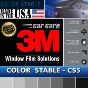 Rollo de película de tinte para ventana de automóvil camión 5 % VLT color estable 3M 30"x120" CS5 E-