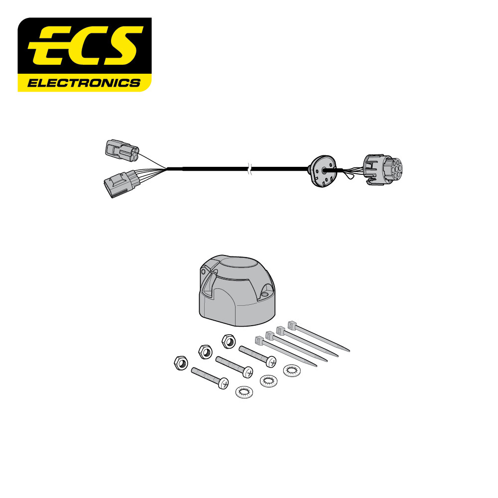 Barra de remolque de brida fija Towtrust para Land Rover Discovery 5 2017 encendido + cableado de 7 pines- - Image 2