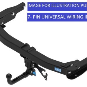 Barra de remolque automotriz Towtrust vertical Det y cableado uni 7P para Seat Tarraco 19-On-