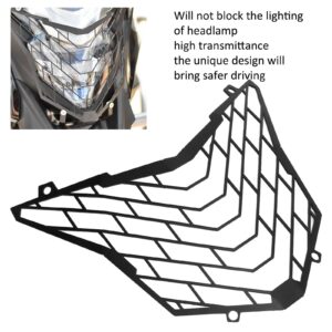 Automotive Light Covers Black Motorcycle Headlight Grille Guard Headlamp