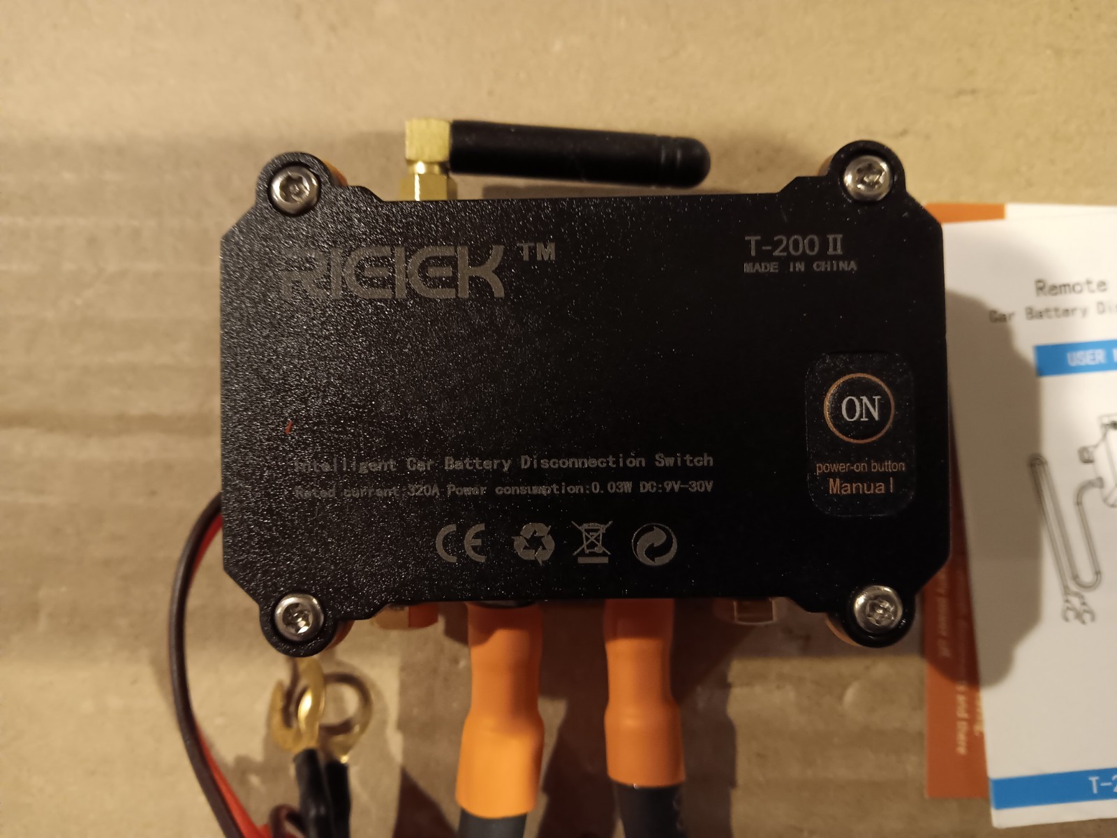 Interruptor de desconexión de batería automotriz - Corte automático de alimentación, 320A 12V-24V...- - Image 3