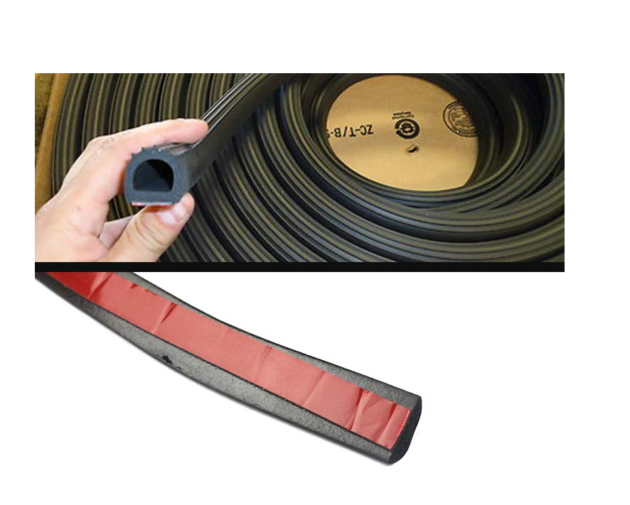 Sello de goma automotriz de alta resistencia de 16 pies huecos de relleno para pelar la intemperie 15/16"x7/8"-