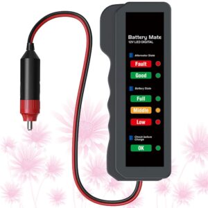 Probador de baterías de 12 V Detector de monitor de batería eléctrica automotriz-
