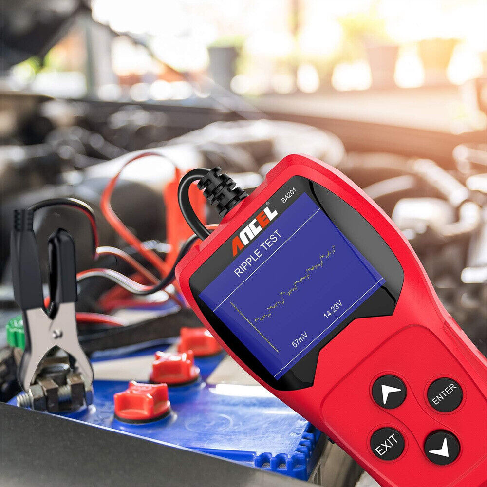 12V Car Battery Tester Digital Automotive Batteries Alternator Diagnostic Tool - Image 5