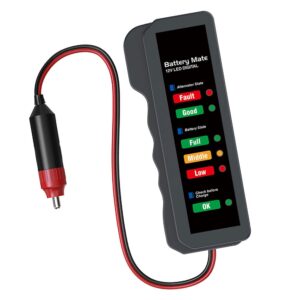 Probador eléctrico automotriz 12 V baterías pequeñas monitor de batería-
