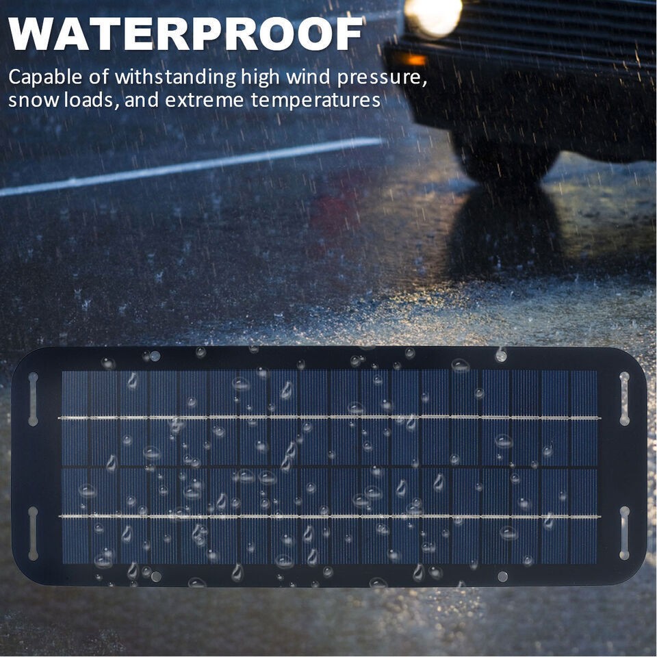 Mantenedor Barco Coche RV 30W Panel Solar 12V Cargador de Goteo Kit Cargador de Batería- - Image 3