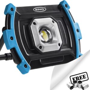 Banco de alimentación USB de emergencia de luz de trabajo recargable portátil WL1000. tapas-