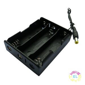 Caja Batería (3 x 18650 - Baterías Recargables) - PAQUETE DE ALIMENTACIÓN PORTÁTIL 12V-
