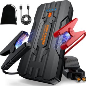 JDMCAR Jump Starter Power Pack - 4000A Batería Portátil Coche Booster Jump Starter-