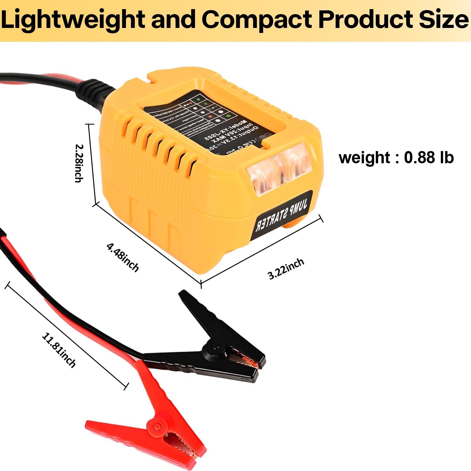 Arrancador de salto para batería de coche Dewalt 18V Booster para baterías de herramientas eléctricas- - Image 5