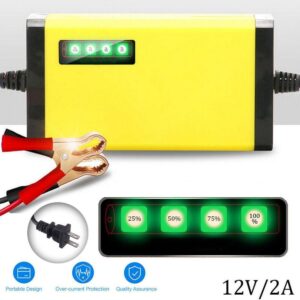 Car Auto Battery Charger LED Display Smart Automotive UK Charger Tool ν∫ г⭐ Q1O9
