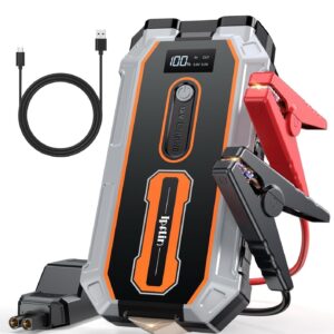 Jump Starter Power Pack - 3000A Peak 18000mAh Cargador de batería portátil para automóvil-