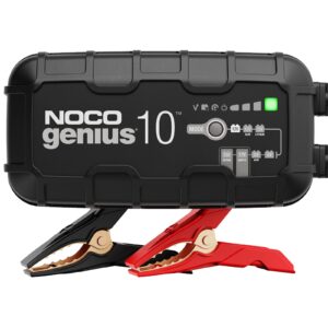 Cargador de Batería de Coche 10A 6V y 12V Cargador Inteligente Portátil-