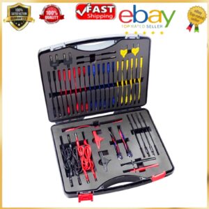 Herramienta automotriz 92 piezas multímetro kit de cable de prueba clip de cocodrilo para electricidad-