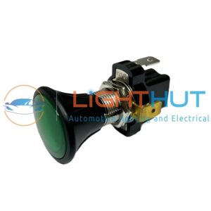 Interruptor de encendido y apagado iluminado verde 12V 10A coche clásico barco marino-