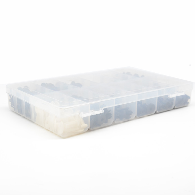 Kit de caja de panel de clip de nailon con hebilla interior de carrocería con remache de pasador de empuje automotriz para automóvil- - Image 2