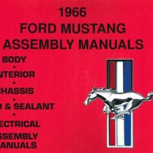 Mustang 1966 montaje manual ford piezas carrocería interior eléctrico chasis soldado-