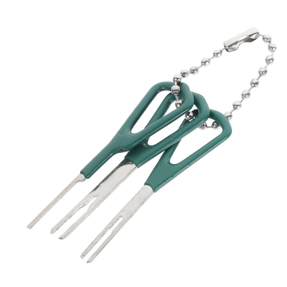 Herramienta extractora de clavijas de 3 piezas removedor de arnés de cableado automotriz- - Image 2