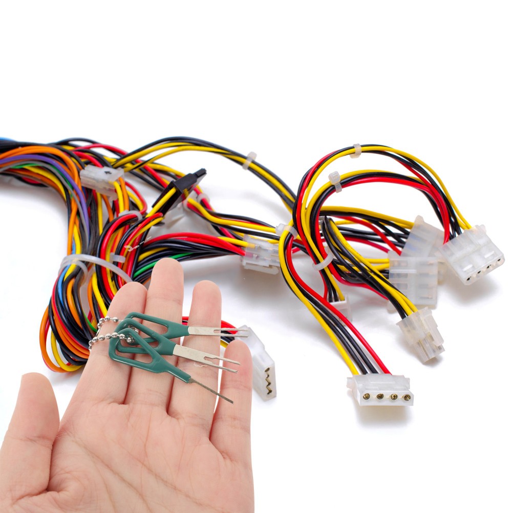 Herramienta extractora de clavijas de 3 piezas removedor de arnés de cableado automotriz- - Image 4