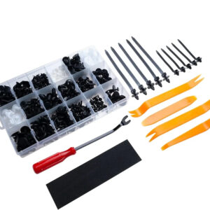 Kit de herramientas de palanca de pinzas de puerta de tablero remache pasador de empuje para panel de automóvil 450 piezas-