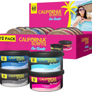 California Scents, Car Air Fresheners Can, Assorted Pack of 12,...