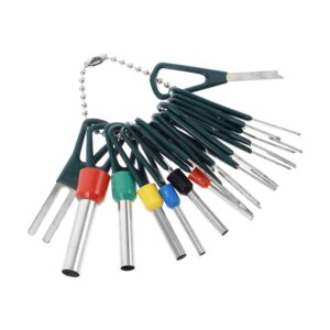 Kit de cuerpo de crimpadoras de herramientas de polea de 18 piezas conectores eléctricos automotrices-