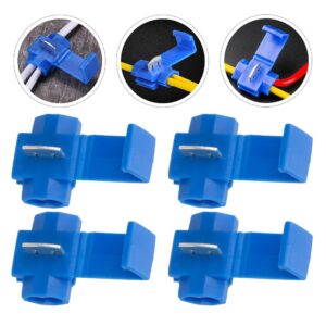 100 Pcs Wire Connectors for Industrial Quick Splice Connection Terminal