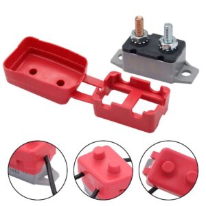 Disyuntores para aplicaciones marinas automotrices con cubierta protectora-