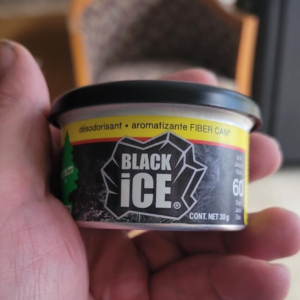 Lata de fibra de hielo negro proporciona un aroma de ambientadores de coche de larga duración 4 nuevo-
