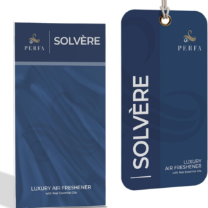 Ambientador de tarjetas desechable Solvère para hombre | Ambientador de aromas de coche con Solvèr-