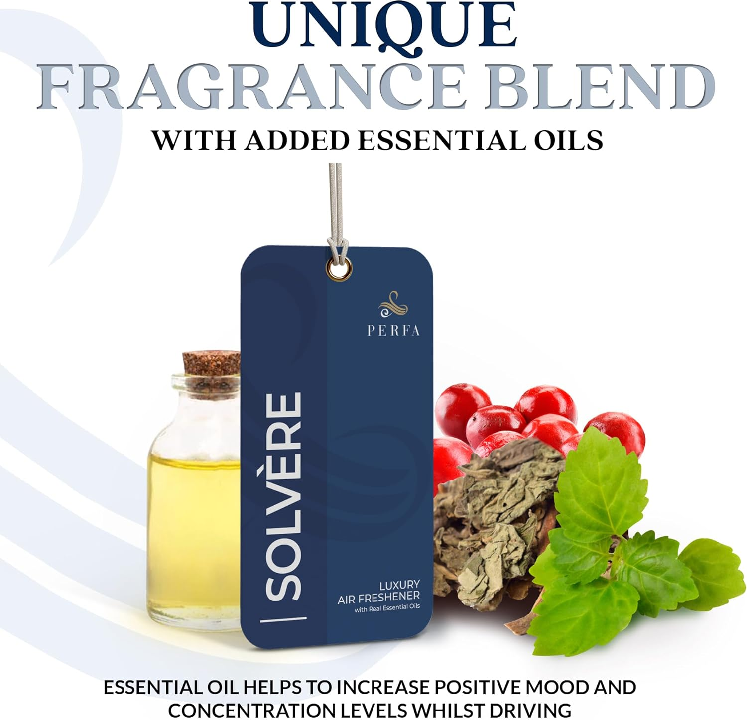 Ambientador de tarjetas desechable Solvère para hombre | Ambientador de aromas de coche con Solvèr- - Image 5