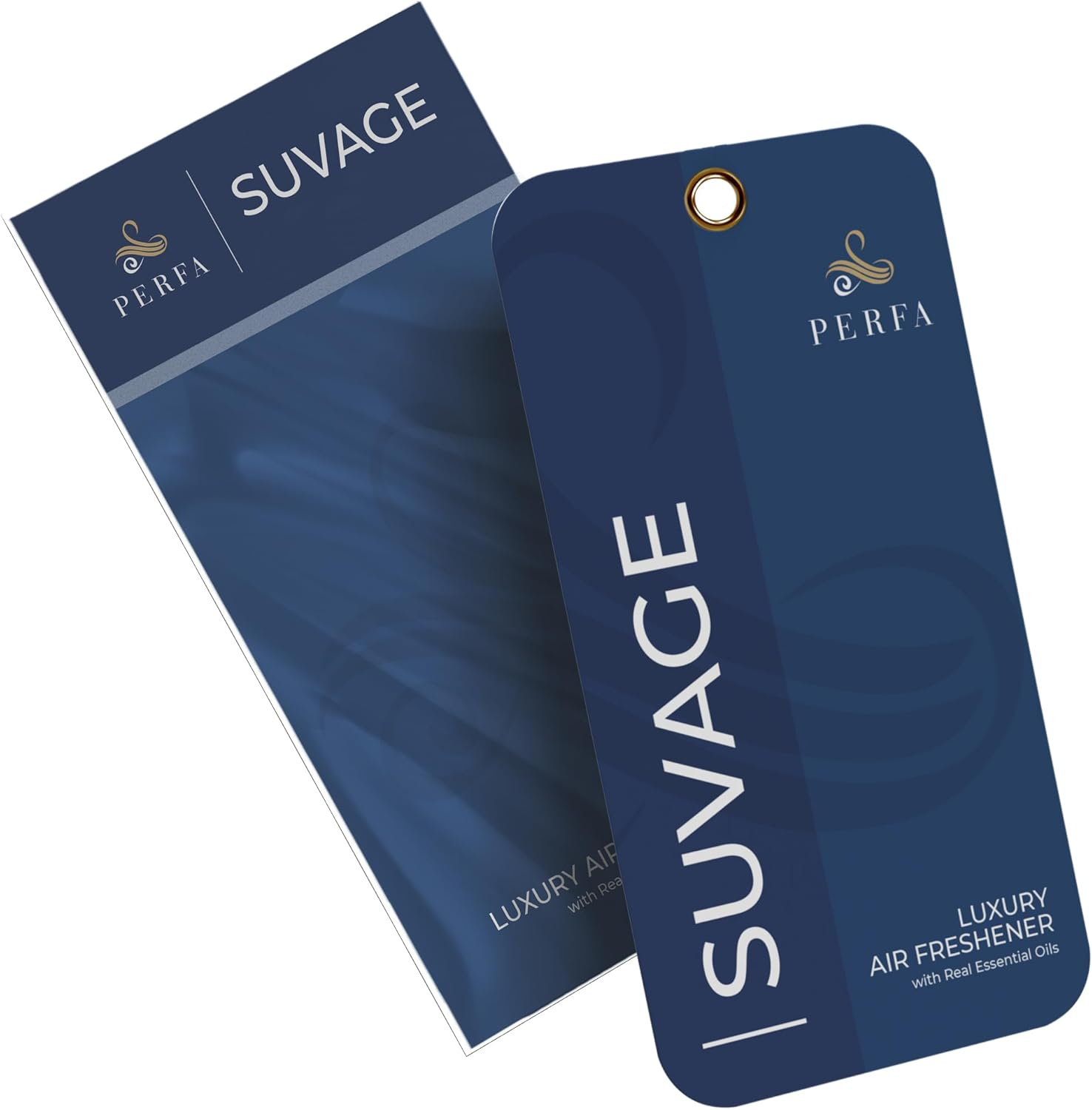 Ambientador de tarjetas desechable Savage para hombre | Ambientador de coche con saluvage-