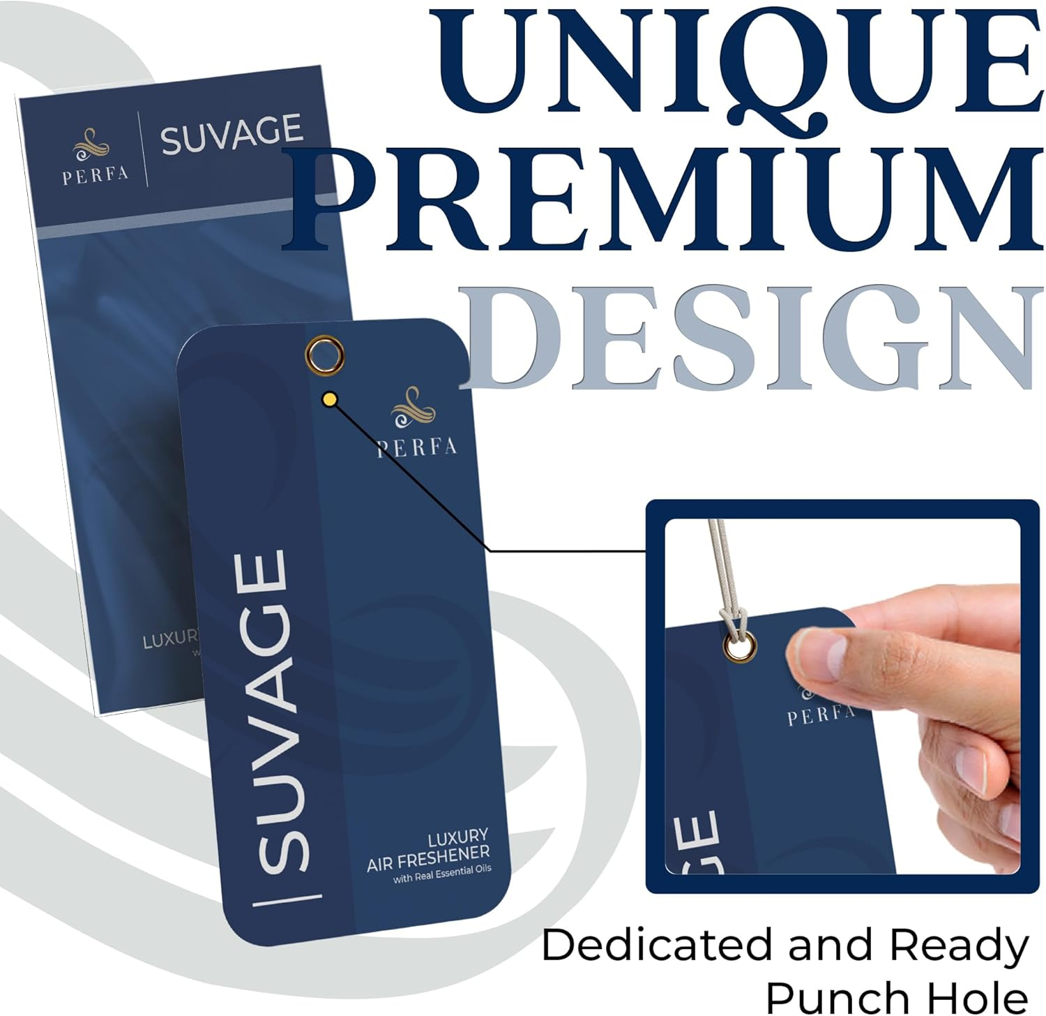 Ambientador de tarjetas desechable Savage para hombre | Ambientador de coche con saluvage- - Image 3