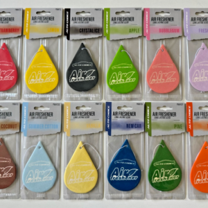 Paquete de 12 ambientadores de aire para automóvil aroma colgante de larga duración elección automática paquete mixto-