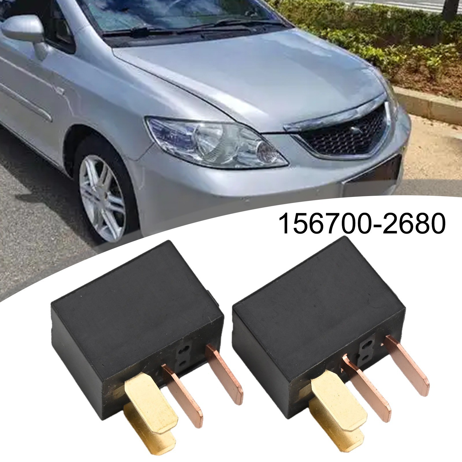 Paquete de dos relés eléctricos automotrices diseñados para adaptarse a sistemas de vehículos- - Image 2