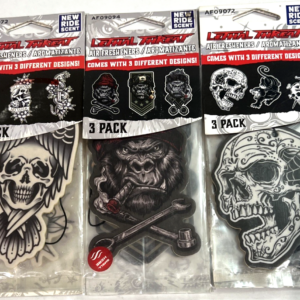 Ambientadores Cool Skull serie Gorilla & Tattoo (paquete de 9)-