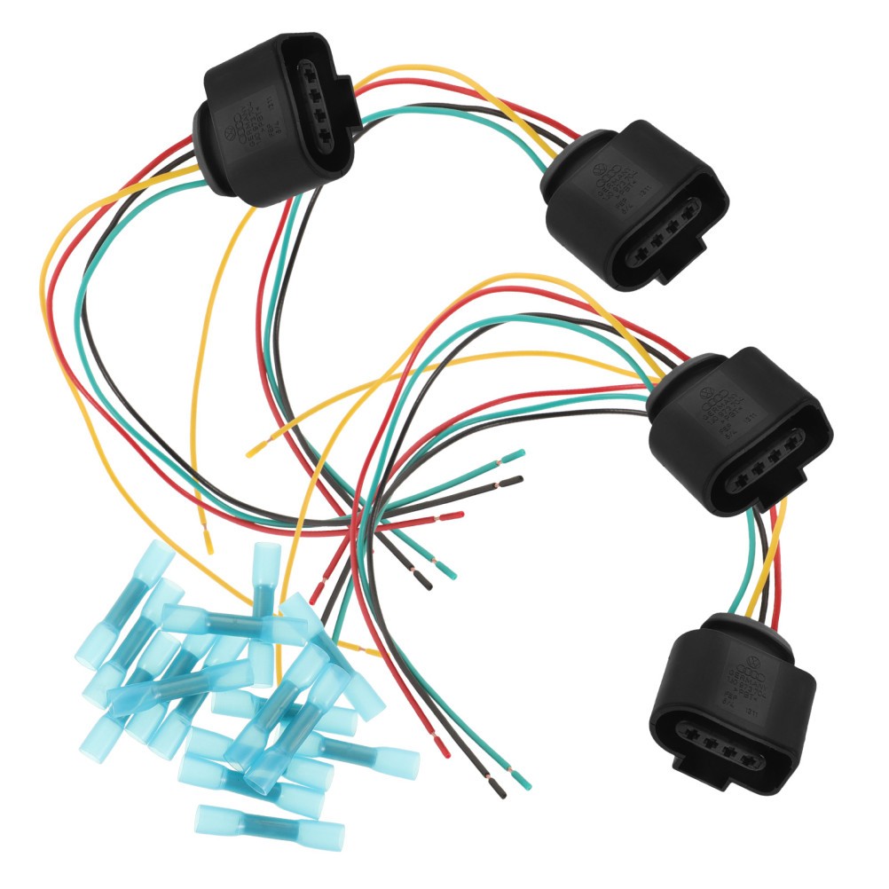 Arnés de bobina de encendido eléctrico automotriz conectores de cable de 4 piezas-