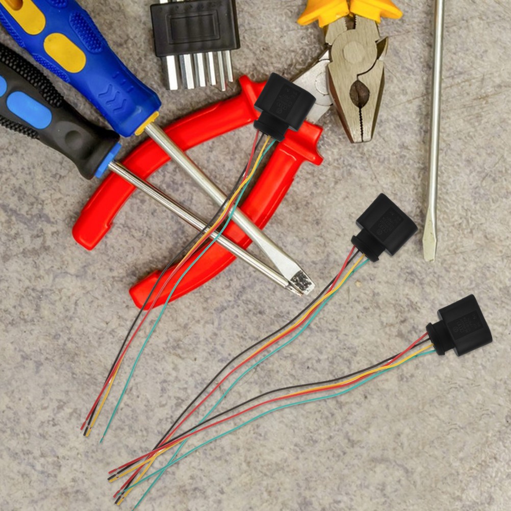 Arnés de bobina de encendido eléctrico automotriz conectores de cable de 4 piezas- - Image 5