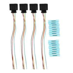 Kit de conector eléctrico automotriz de 4 piezas bobina de encendido arnés de cables-